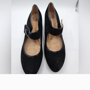 Sofft Black Strap Heels